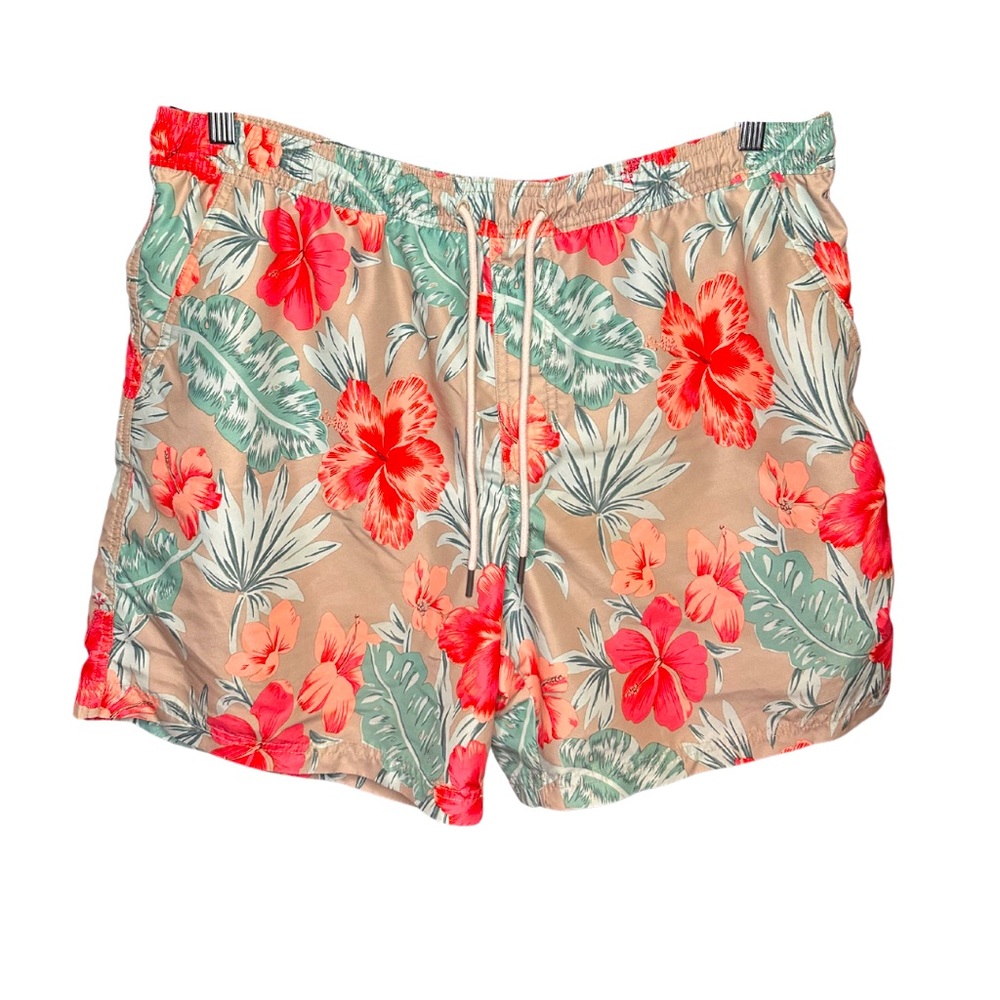 American Eagle Hawaiian Floral Swim Men’s Shorts Trunks XL
